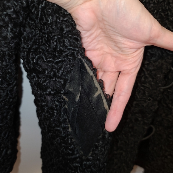 Vintage lambswool jacket Meyer Epstein furs - Picture 9 of 9